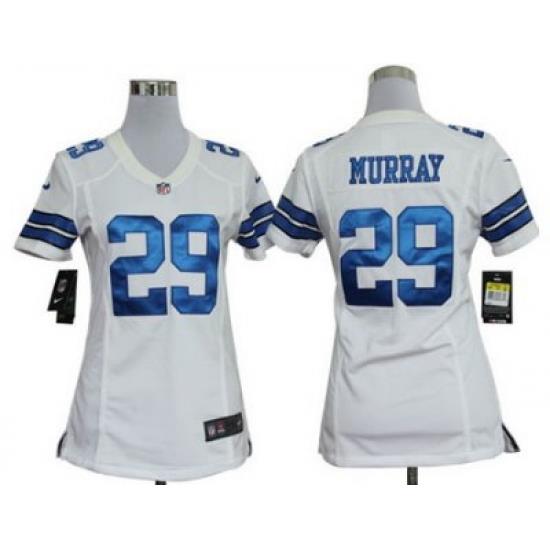 Women Nike Dallas Cowboys 29# DeMarco Murray White NFL Jerseys
