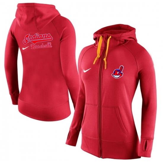 Cleveland Indians Women Hoody 005
