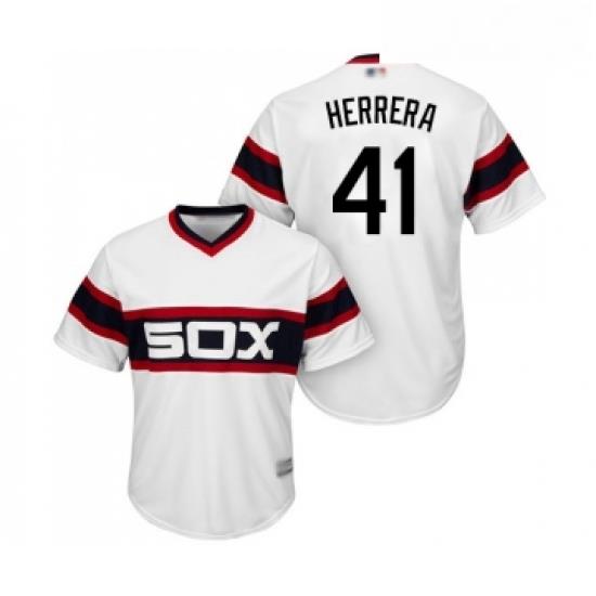 Youth Chicago White Sox 41 Kelvin Herrera Replica White 2013 Alternate Home Cool Base Baseball Jersey