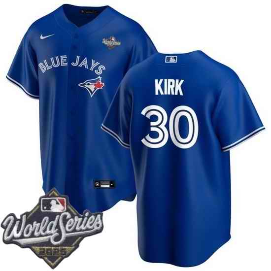 Men Toronto Blue Jays 22 Ernie Clement Royal Cool Base Stitched Baseball Jersey