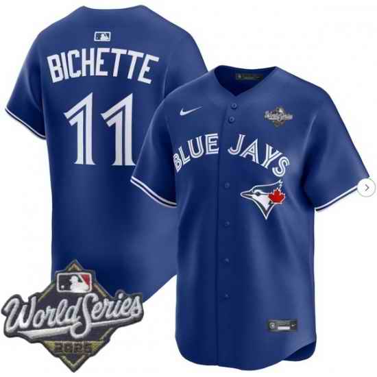 Men Toronto Blue Jays 11 Bo Bichette Royal Cool Base Stitched Baseball Jersey