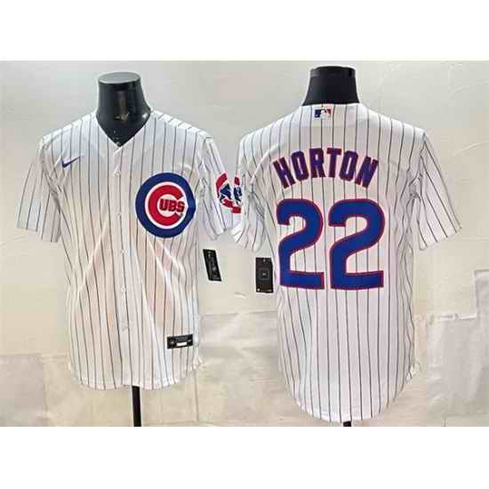 Men Chicago Cubs 22 Cade Horton White Cool Base Stitched Baseball Jersey