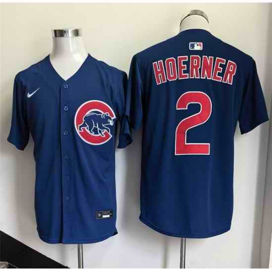 Men Chicago Cubs  2 Alex Bregman Blue 2026 Limited Stitched Baseball Jersey
