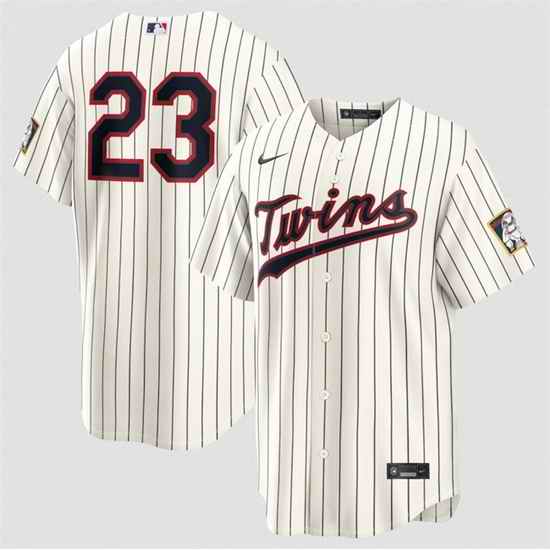 Men Minnesota Twins  Royce Lewis Cream 2026 Field of Dreams Stadium Stitched Baseball Jersey