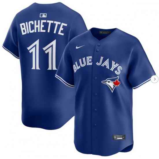 Men Toronto Blue Jays 11 Bo Bichette Royal Cool Base Stitched Baseball Jersey