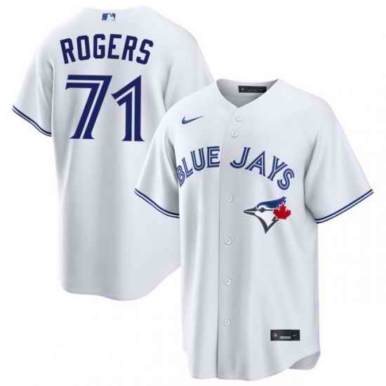 Men Toronto Blue Jays Tyler Rogers 71 White Home Limited Stitched Baseball Jersey