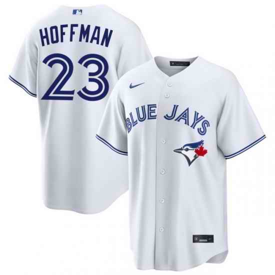 Men Toronto Blue Jays Jeff Hoffman 23 White Home Limited Stitched Baseball Jersey