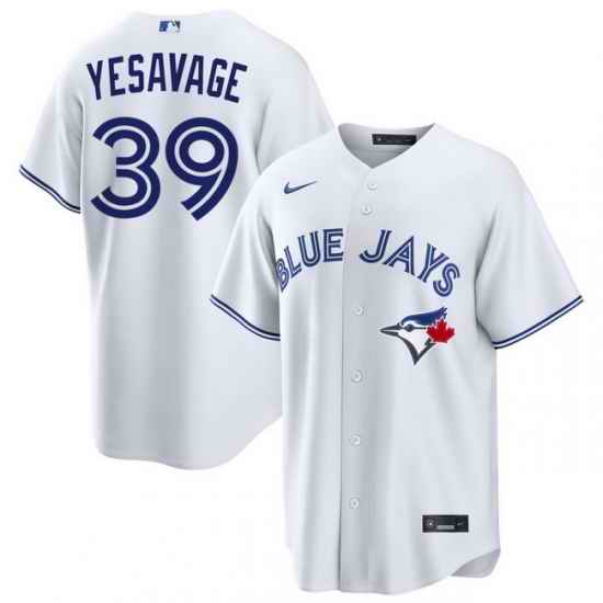 Men Toronto Blue Jays Trey Yesavage 39 White Home Limited Stitched Baseball Jersey