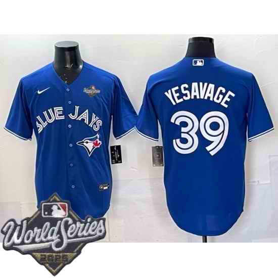 Men Toronto Blue Jays 39 Trey Yesavage Royal Cool Base Stitched Baseball Jersey