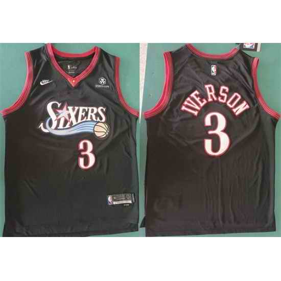 Men-27s-Philadelphia-76ers--233-Allen-Iverson-Black-2025-Classic-Edition-Stitched-Stitched-Jersey-473-86067
