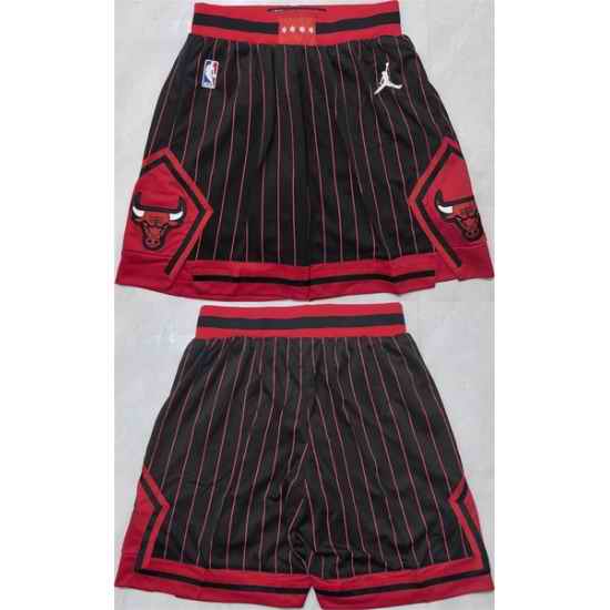 Men Chicago Bulls Black 2026 Shorts 005