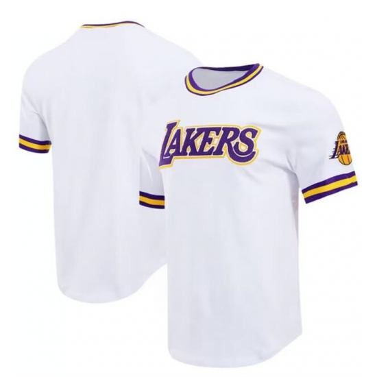 Men Los Angeles Lakers Active Player Custom White Stitched Jersey
