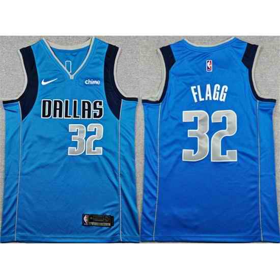 Men Dallas Mavericks 32 Cooper Flagg Blue 2025 Icon Edition Stitched Basketball Jersey