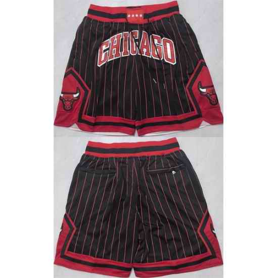Men Chicago Bulls Black 2026 Shorts 004