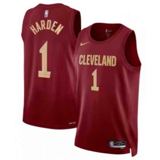 Men Cleveland Cavaliers James Harden #1 2025 26 Icon Edition Swingman Jersey