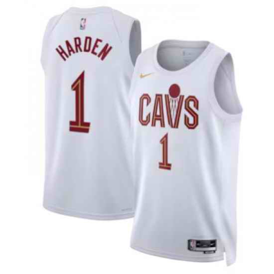 Men Cleveland Cavaliers James Harden #1 2025 26 Association Edition Swingman Jersey
