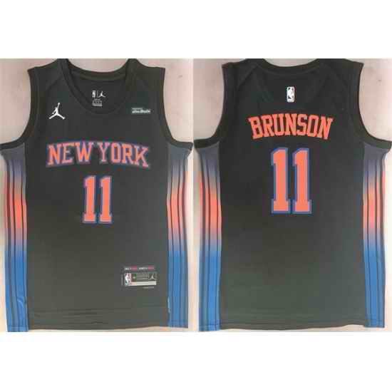 Men-27s-New-Yok-Knicks--2311-Jalen-Brunson-Black-2025-26-Statement-Edition-Stitched-Basketball-Jersey-390-99363