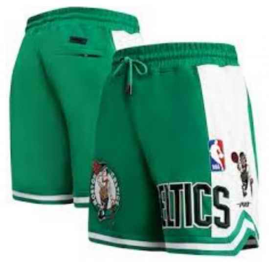 NBA Shorts Boston Celtics Green White