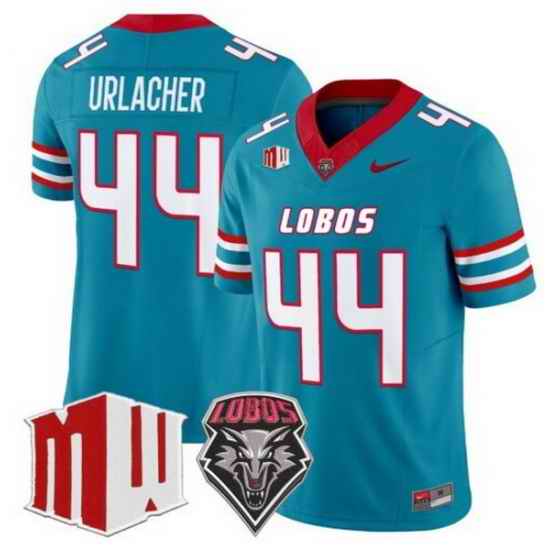 Men New Mexico Lobos 44 Brian Urlacher Turquoise F U S E 2026 Vapor Limited Stitched Jersey