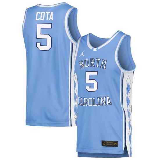 North Carolina Tar Heels ED Cota Blue Authentic Jersey