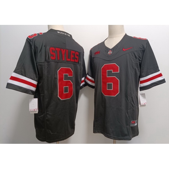 Men Ohio State Buckeyes Sonny Styles #6 Black F U S E Stitched NCAA Football Jersey