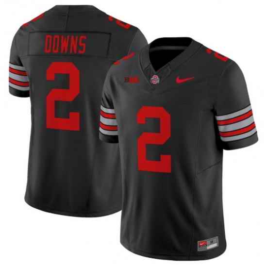 Men's Ohio State Buckeyes Caleb Downs #97 Joey Bosa Red Stitched NCAA Jersey