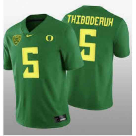 Men Oregon Duck Green 5  Thiboderuh Jersey