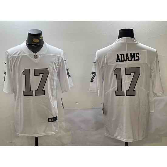 Men Las Vegas Raiders 17 Davante Adams white 2023 F U S E Vapor Untouchable Stitched Football Jersey