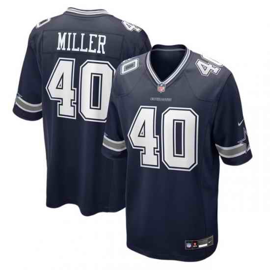 Men Dallas Cowboys 40 Von Miller Navy 2026 Vapor Untouchable Limited Stitched Football Jersey
