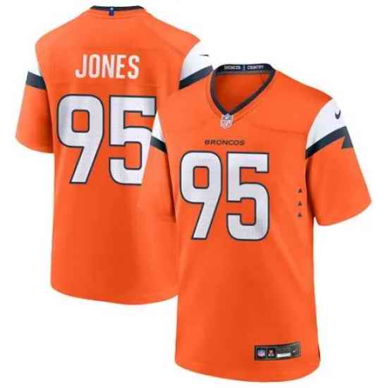 Men Denver Broncos Sai'Vion Jones #95 Rush Stitched F U S E Nike NFL Jersey