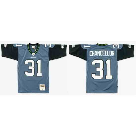 Men Seattle Seahawks 31 Kam Chancellor 2011 Home Stitched Football Jersey