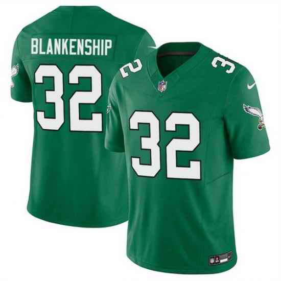 Men Philadelphia Eagles 32 Reed Blankenship Kelly Green 2025 F U S E  Vapor Untouchable Limited Throwback Stitched Football Jersey