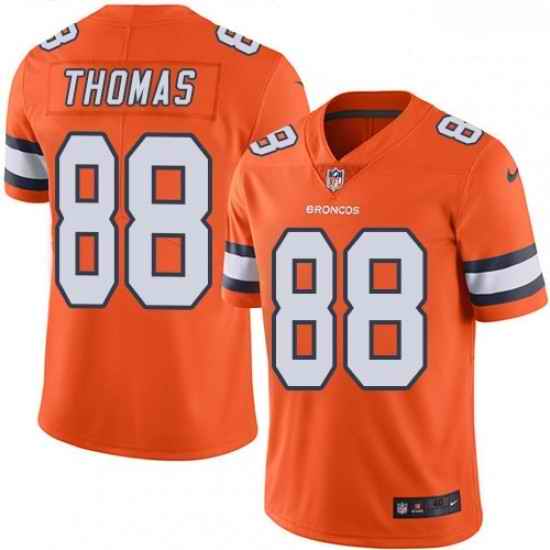 Toddler Nike Denver Broncos 88 Demaryius Thomas Elite Orange Rush Vapor Untouchable NFL Jersey