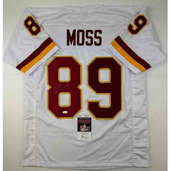Men Redskins Santana Moss #89 White 2020 Vapor Untouchable Limited Jersey