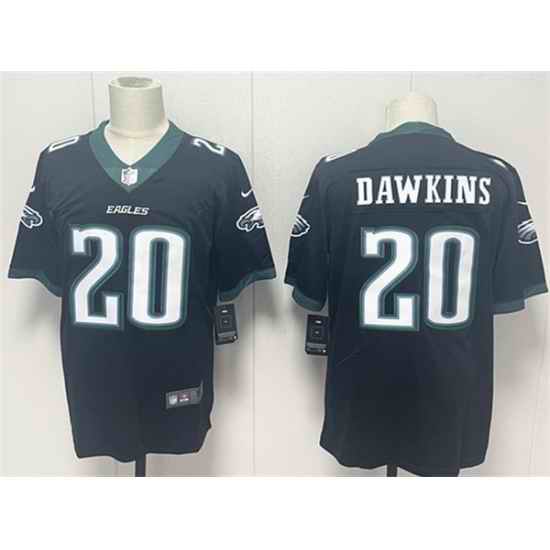 Men Philadelphia Eagles 20 Brian Dawkins Black 2024 New Vapor Untouchable Limited Stitched Football Jersey