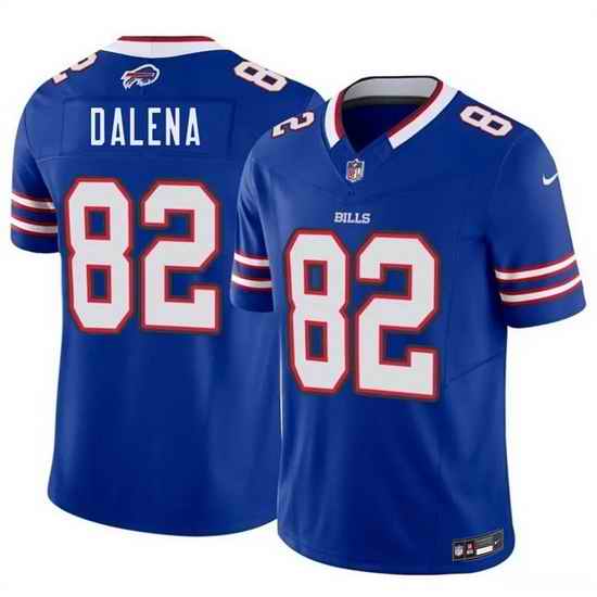 Men Buffalo Bills  82 Mac Dalena Blue 2026 F U S E  Vapor Untouchable Limited Stitched Football Jersey