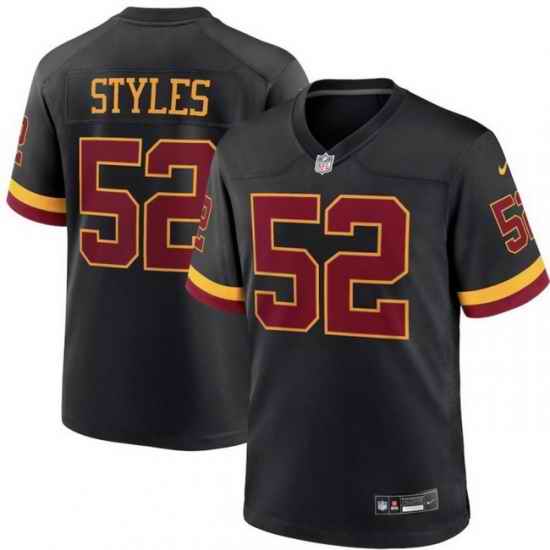 Men Washington Commanders  52 Styles Black 2026 F U S E  Hail Raiser Alternate Vapor Limited Stitched Football Jersey