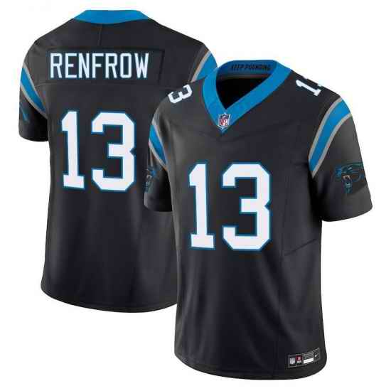 Youth Carolina Panthers 13 Hunter Renfrow Black Stitched Jersey
