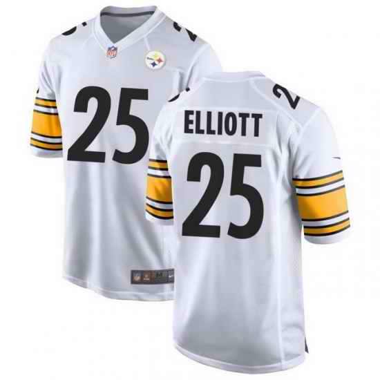 Men Pittsburgh Steelers 25 DeShon Elliott White Vapor Untouchable Limited Stitched Jersey