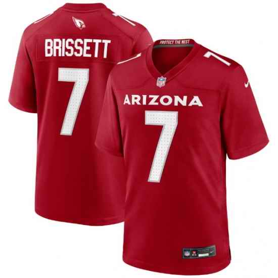 Men Arizona Cardinals Jacoby Brissett #7 Red 2025 F U S E Vapor Untouchable Limited Stitched Jersey