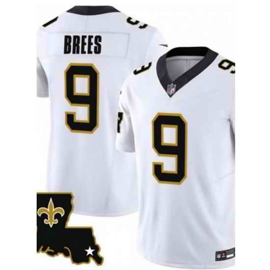 Saints Brees Women White Jersey