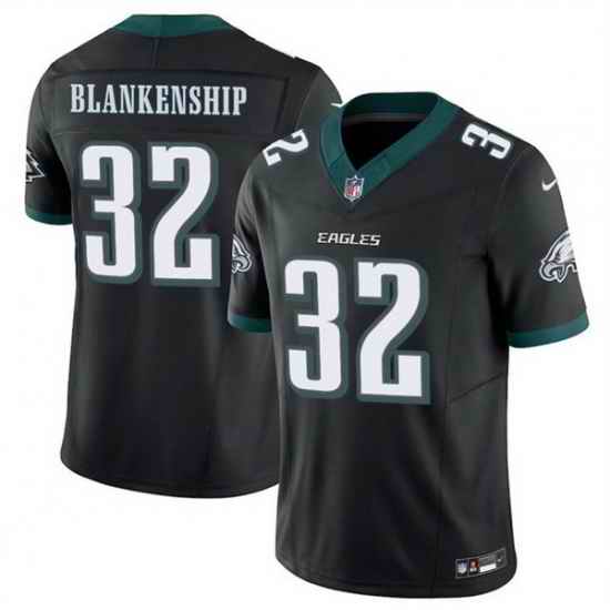 Men Philadelphia Eagles 32 Reed Blankenship Black 2025 F U S E  Vapor Untouchable Limited Throwback Stitched Football Jersey