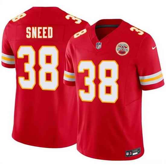 Men Kansas City Chiefs  38 L Jarius Sneed Red 2026 F U S E  Vapor Untouchable Limited Stitched Football Jersey