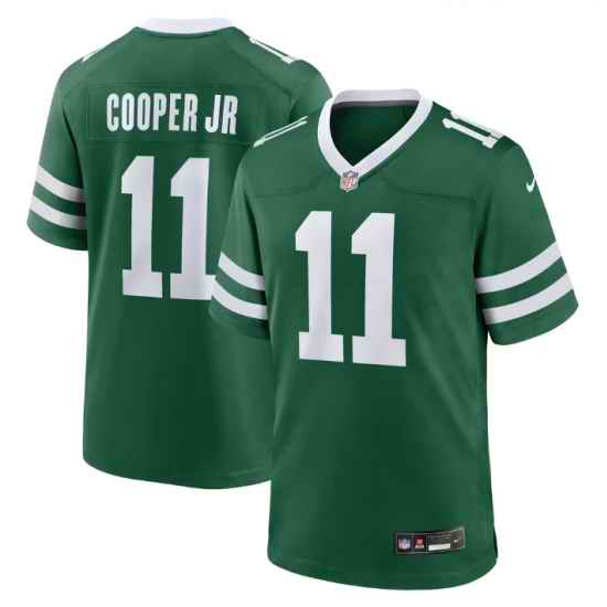 Mens New York Jets 11 Omar Cooper Jr Green 2026 Draft F U S E Vapor Untouchable Limited Stitched Jersey