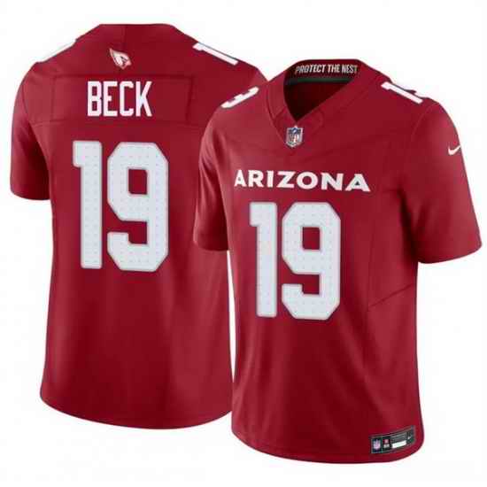 Men Arizona Cardinals  19 Carson Beck Red 2026 Draft F U S E  Vapor Untouchable Limited Stitched Jersey