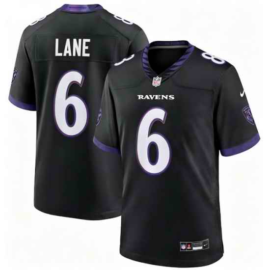 Men Baltimore Ravens 6 Ja'Kobi Lane Black 2026 F U S E Vapor Stitched Limited Football Jersey
