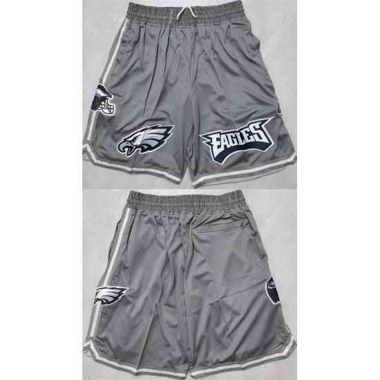 Men Philadelphia Eagles Grey Shorts