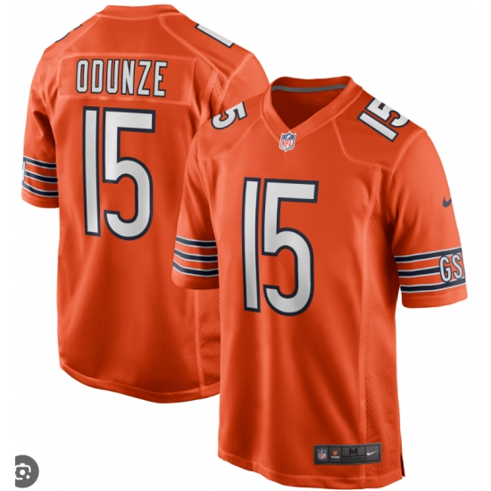 Youth Nike Rome Odunze Orange Chicago Bears Stitched F U S E Stitched Jersey