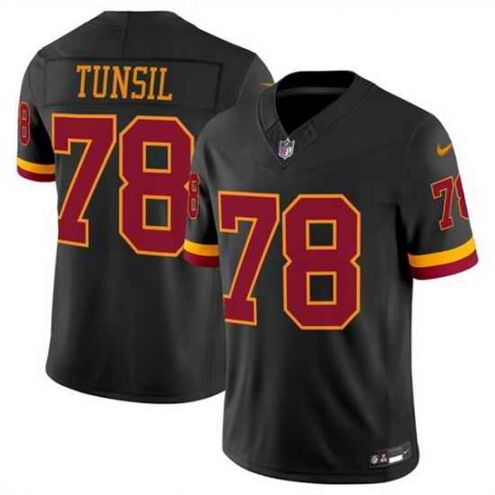 Washington Commanders  78 Laremy Tunsil Black 2026 F U S E  Hail Raiser Alternate Vapor Limited Stitched Football Jersey