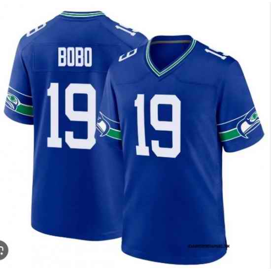 NFL Nike Seattle Seahawks Jake Bobo #19 Light Blue Stitched NFL jersey